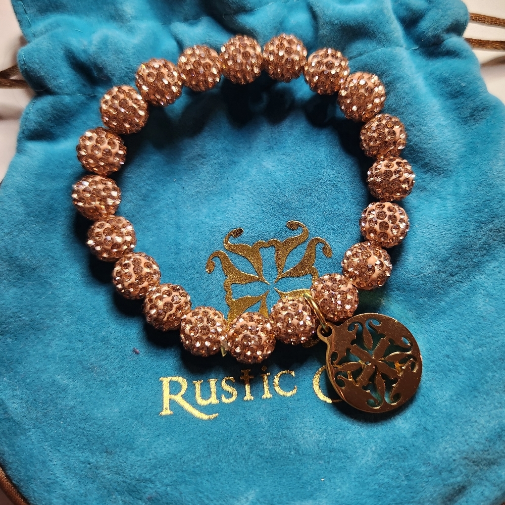 RUSTIC CUFF EMERSON ROSE GOLD BRACLET